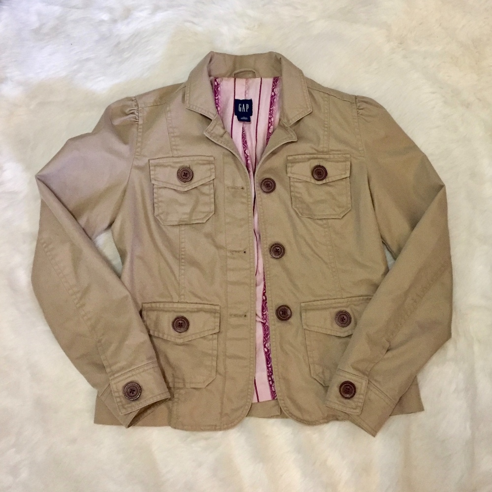 GAP Khaki Lined Field Jacket